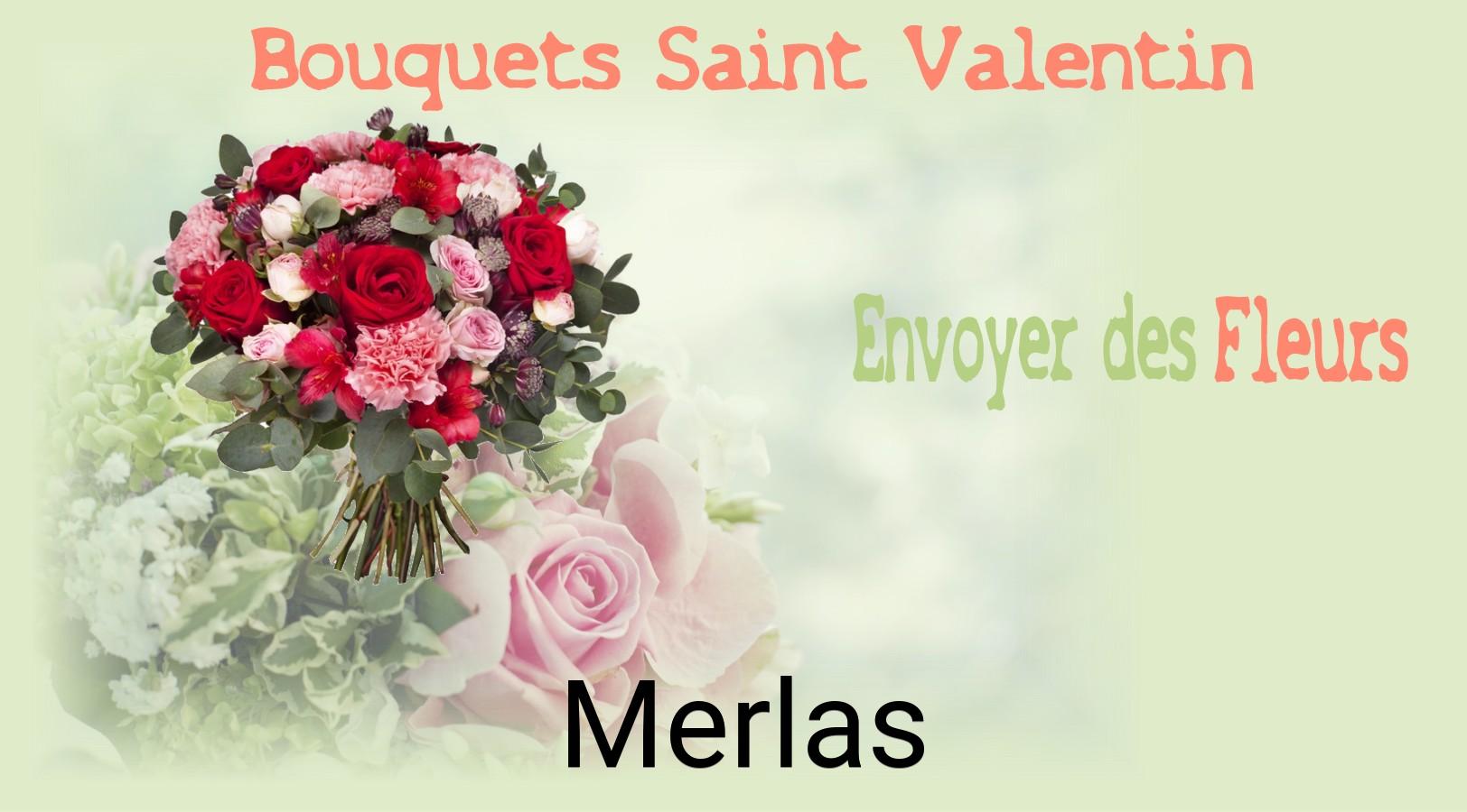 Roses de Saint-Valentin livrées à Merlas