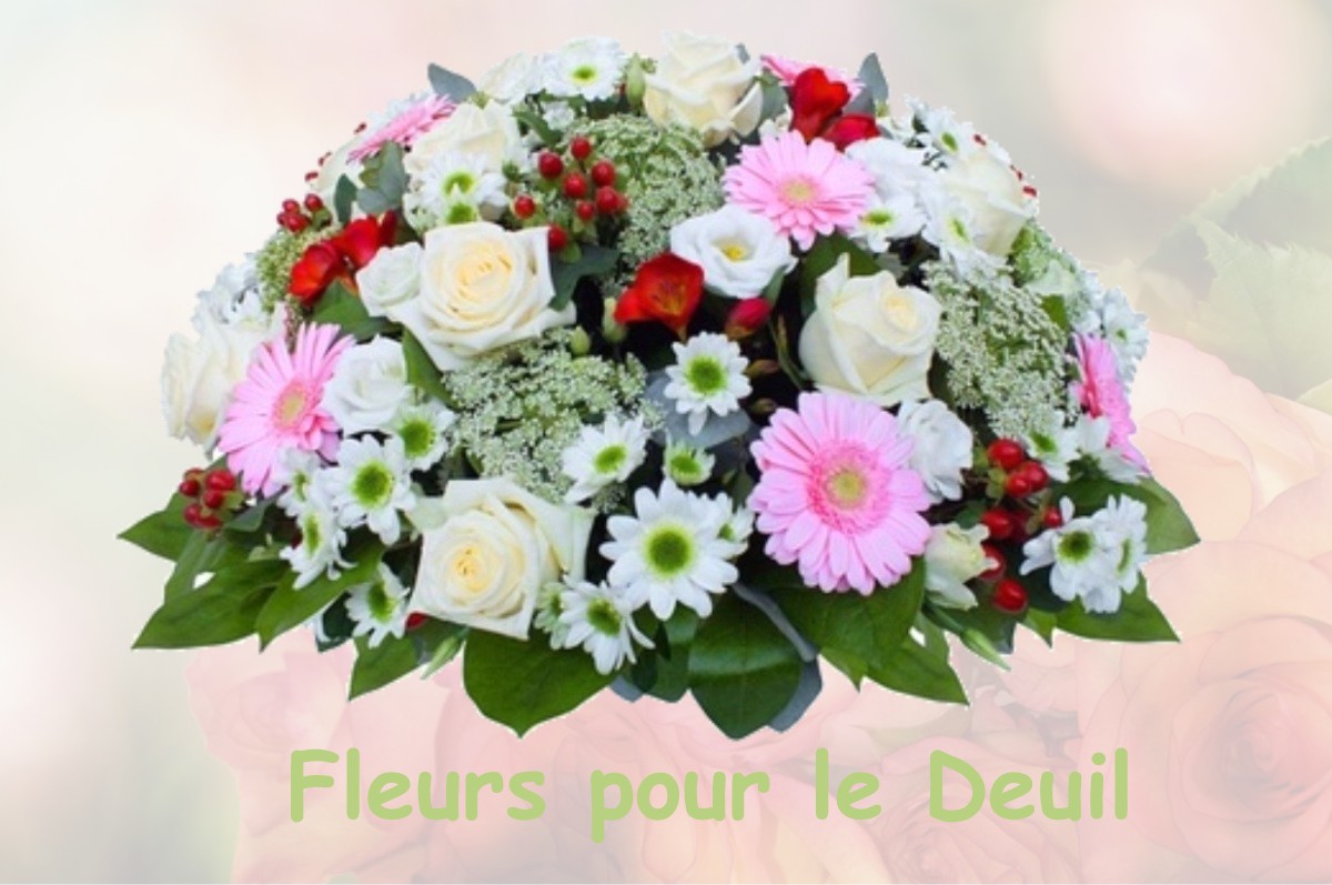 fleurs deuil MERLAS